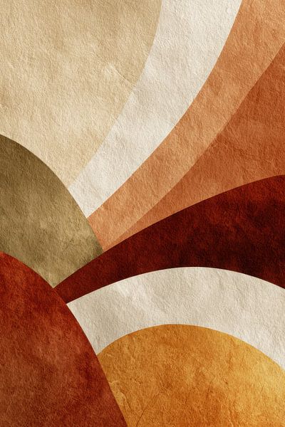 Abstrakter Fluss II von Studio WegWijs