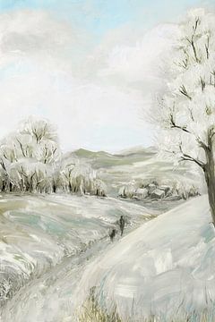 De winterwandeling van Rosana Laiz Blursbyai