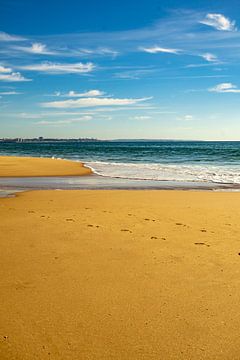Het strand van Lagos, Algarve van Lisette van Leeuwen