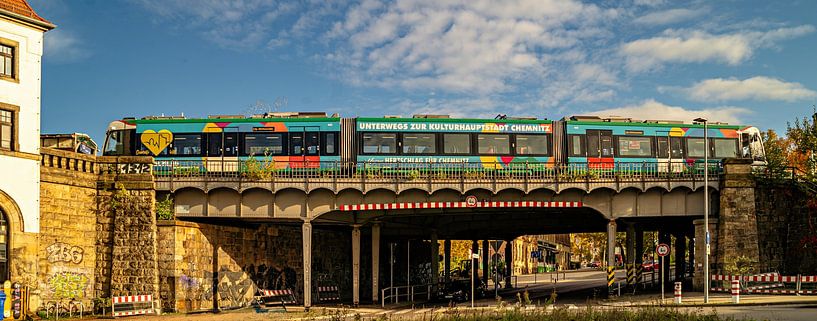 Citylink roads / railway in Chemnitz 9 by Johnny Flash