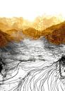 Secret place black lines by JBJart Justyna Jaszke thumbnail