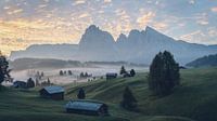 Sunrise in the dolomites