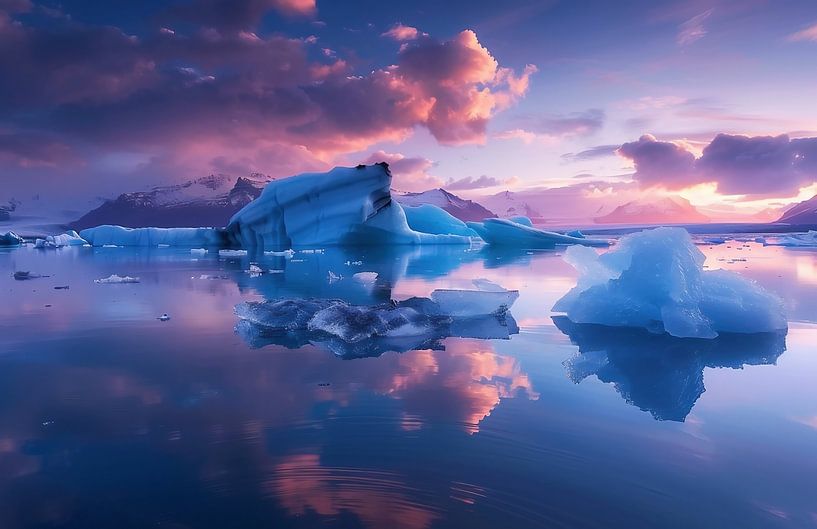 Magische sneeuw in het zonlicht van fernlichtsicht