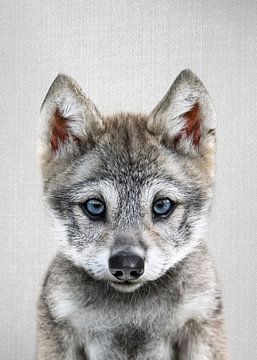 Baby wolf van Classic artwork