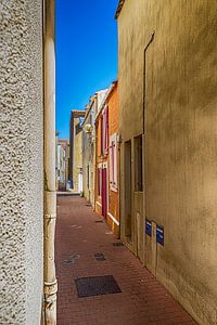 Eine Straße in Les Sables d'Olonne.