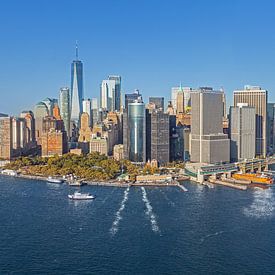 Manhattan helicopterview by Lynxs Photography