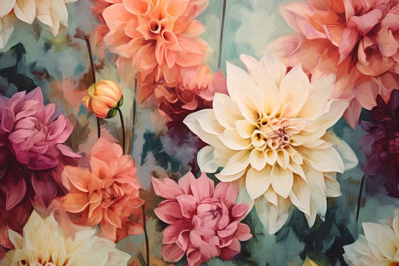 Dahlia's are a girls best friend van Studio Allee