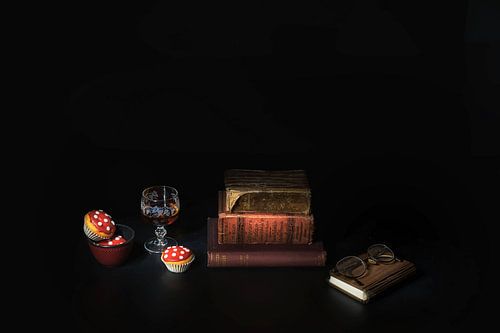 Stilleven met Caravaggio licht