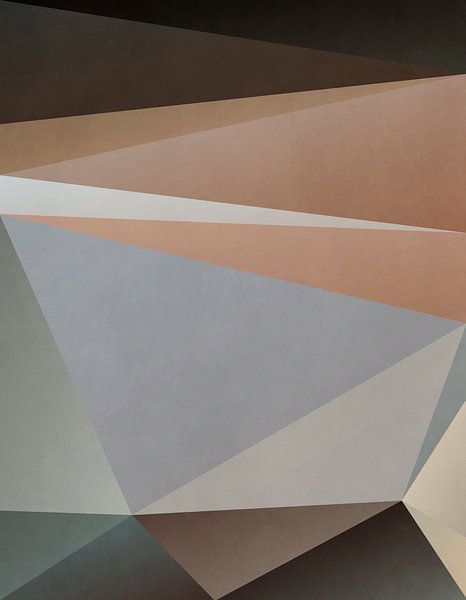 Interconnected triangles 6 by Angel Estevez