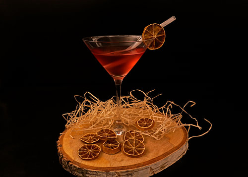 Cocktail met limoensap, cranberry en wodka.