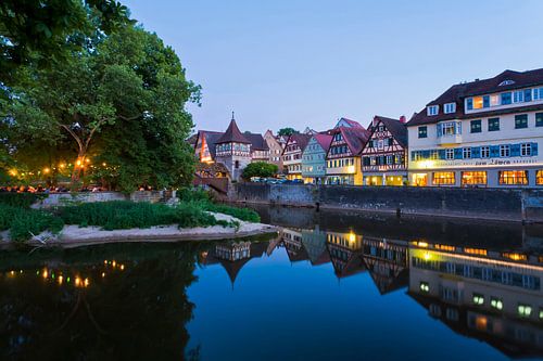 Schwäbisch Hall in de avond