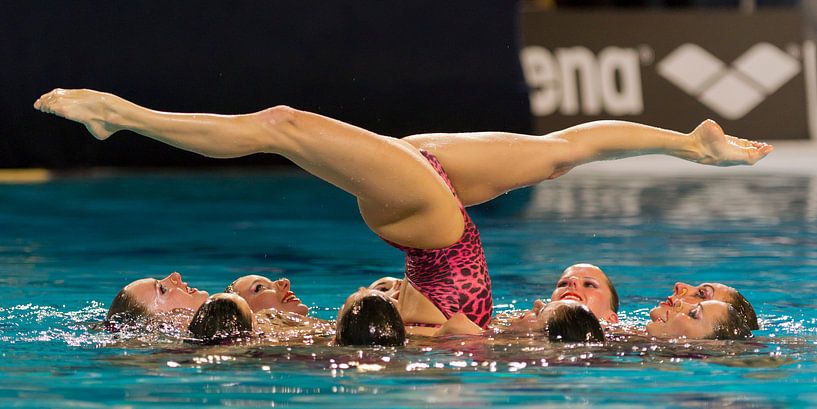 Perfection at Synchronized Swimming by Ron Hendriks
