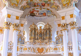 Orgue de la Wieskirche, Allemagne sur Adelheid Smitt