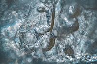 Blauw Turquoise Abstract | Fotokunst
