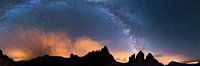 Milky Way over the Three Peaks