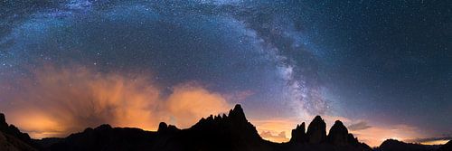 Milky Way over the Three Peaks