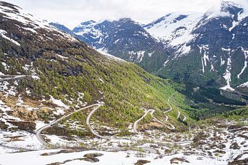 Route Gaularfjellet, Noorwegen van Rietje Bulthuis