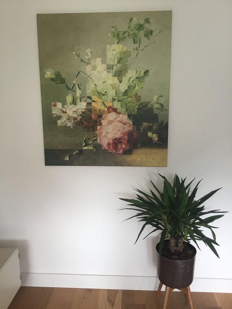 Mosaik eines Stilllebens  von Marja van den Hurk 