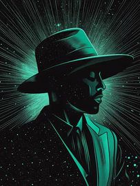 Mann mit Hut von TOAN TRAN