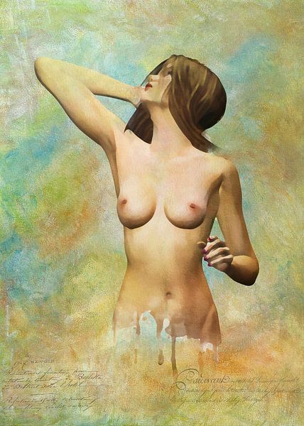 Erotischer Nackt - Akt zum Himmel von Jan Keteleer