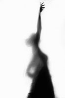 Zwart wit contrast art kunst lichaam vrouw