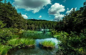 Lac caché dans les Alpes sur Ineke Huizing