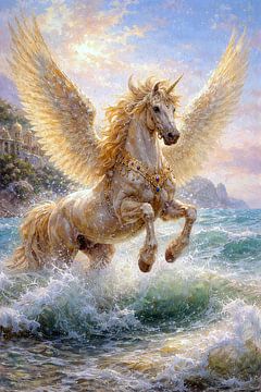 Chrysaor Griekse mythologie schilderij.