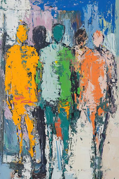 Abstrakte Menschen von Kunst Laune