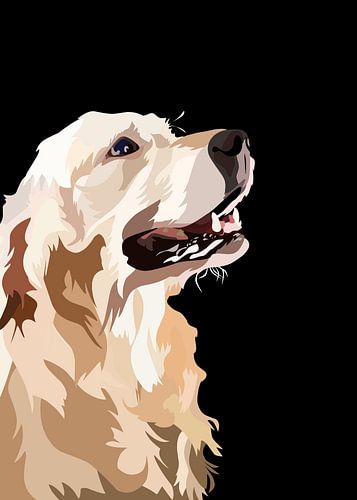 pet dog in vector
