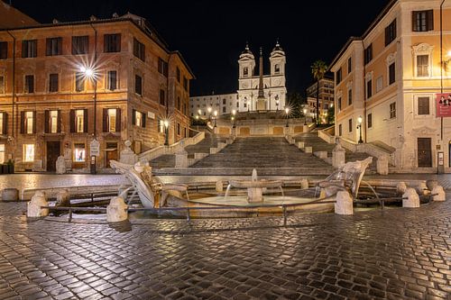 Spanish Steps at night..
