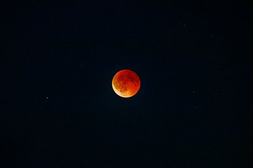 Sonnenfinsternis mit Blutmond von Christian Land Auftragsfotografie
