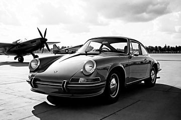 Porsche 911 Een ode aan tijdloze elegantie van Jan Keteleer (JanKé): Een reis voorbij het canvas