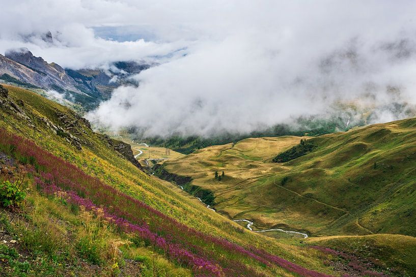 Uitzicht in de Franse Alpen van Anouschka Hendriks