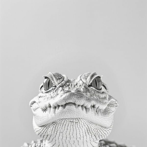Krokodil von Poster Art Shop