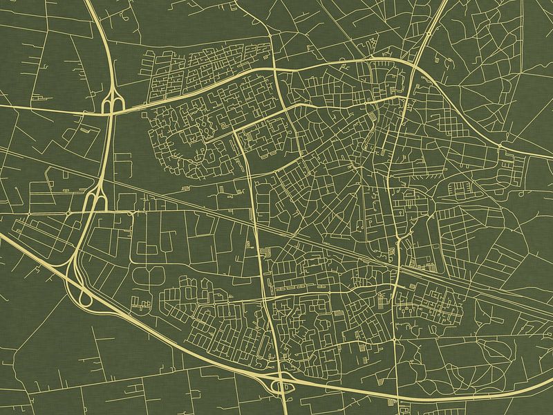 Kaart van Ede in Groen Goud van De Kaartenwinkel