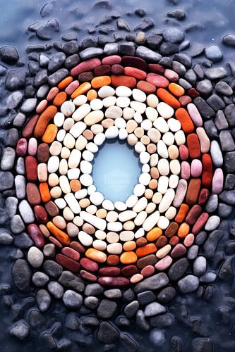 Magische Kiezel Mozaïek