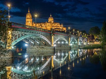 Salamanca in het blauwe uur van Rainer Pickhard
