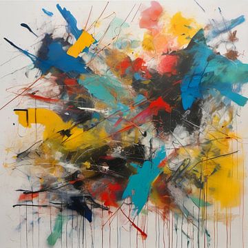 Abstract Expressionism - Painting Print 03 by Team W 32 Gallery