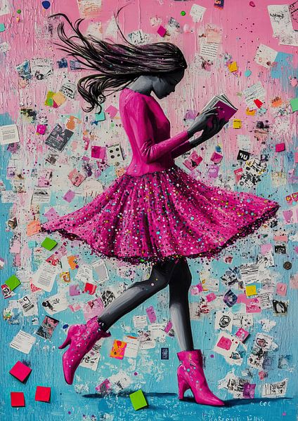 Dreamy Reads by Abstract Painting