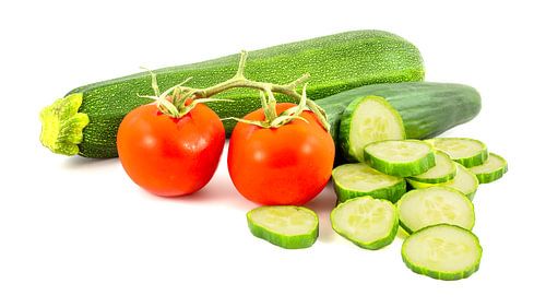 Légume isolé sur un fond blanc