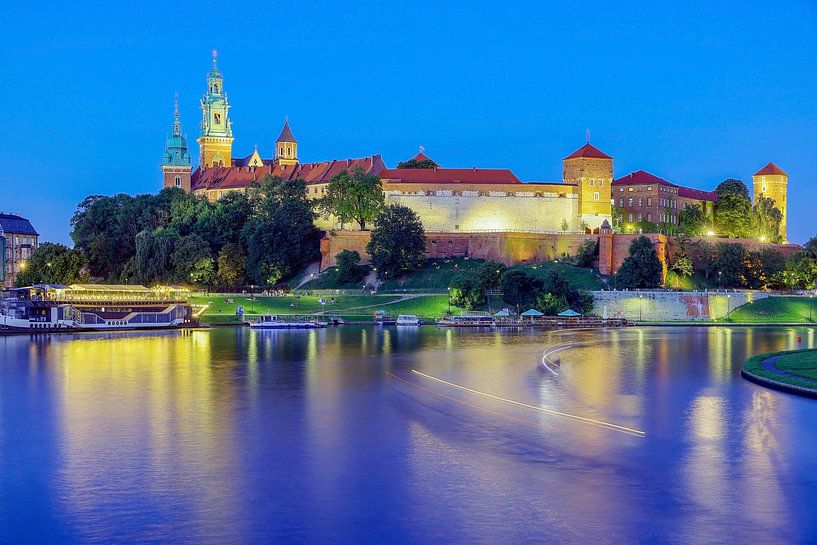 Het Wawel kasteel in Krakau van Patrick Lohmüller