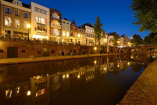 Oudegracht à Utrecht entre Zandbrug et Jacobibrug