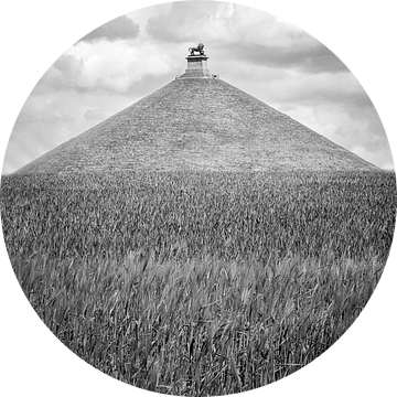 De Leeuw van Waterloo in Zwart-Wit, Waals-Brabant, België