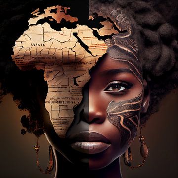 Beautiful Africa III van Bianca ter Riet