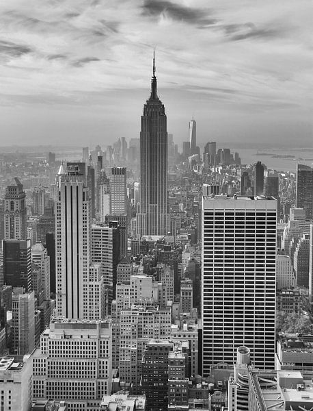 New York Skyline mit Empire State Building von Carina Meijer ÇaVa Fotografie