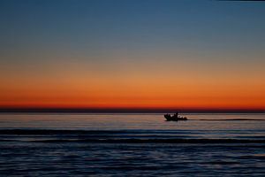Sunset by the sea