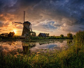 Kinderdijk sur Herman van den Berge