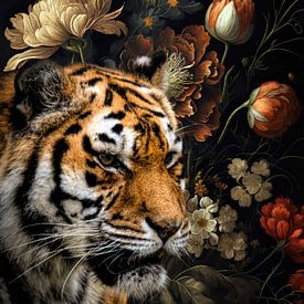 Stilleven tijger van Marjolein van Middelkoop