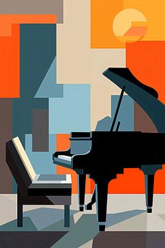 Abstract Sounds in Colour by De Muurdecoratie