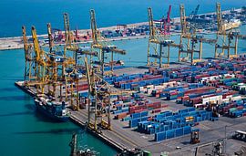 Hafen von Lissabon von Jesse Meijers